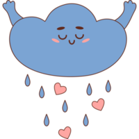 carino pioggia nube png