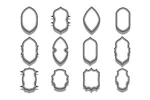 Vintage badges templates design vector