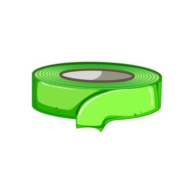 paper duct tape cartoon vector illustration