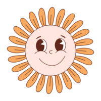 schattig bloem macht sticker png