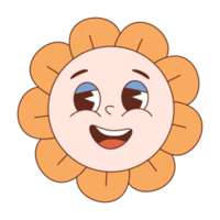 daisy flower power sticker png