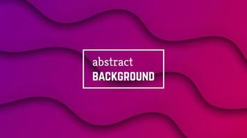 Abstract minimal wave geometric background. Purple wave layer shape for banner, templates, cards. Vector illustration.