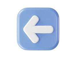 3d rendering arrow icon vector illustration transparent element