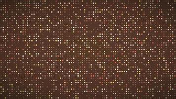Abstract geometric background of squares. Brown pixel background with empty space. Vector illustration.