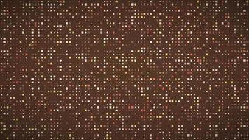 Abstract geometric background of squares. Brown pixel background with empty space. Vector illustration.