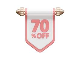 Discount sale vector element percent icon transparent  sale object