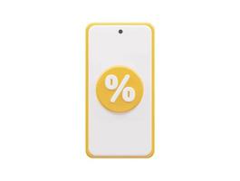 Phone pay verified icon 3d rendering vector