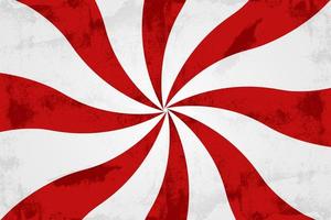 Retro faded grunge background red and white color sun rays background, vector illustration vintage style