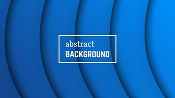 Abstract minimal line geometric background. Blue line layer shape for banner, templates, cards. Vector illustration.