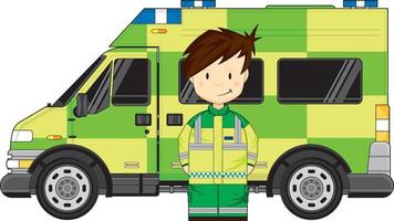 Ambulance Cartoon Vector Art, Icons, and Graphics for Free Download