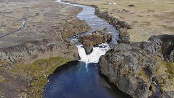 hjalparfoss en sur Islandia, Europa foto