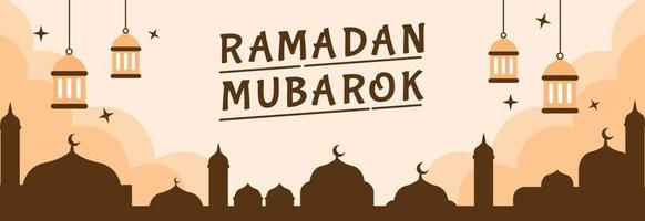 Ramadan Background simple edition vector