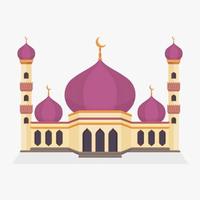 ramadan mosque illustration vector