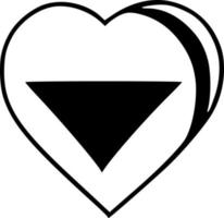 corazón icono forma vector