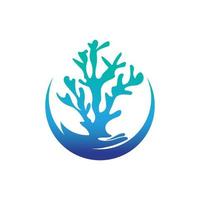 Corals icon logo design symbol illustration vector