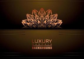 Luxury mandala background ornamental, arabesque style With Golden Arabesque Pattern Style. Decorative Mandala Ornament For Print, Brochure, Banner, Cover, Poster, Invitation Card vector