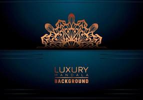 Luxury mandala background ornamental, arabesque style With Golden Arabesque Pattern Style. Decorative Mandala Ornament For Print, Brochure, Banner, Cover, Poster, Invitation Card vector