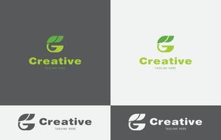 Stylish Letter G Logo design vector art eps