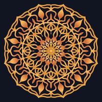Decorative elements luxury ornament pattern gradient mandala design vector