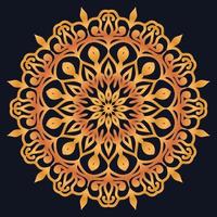 Decorative elements luxury ornament pattern gradient mandala design vector