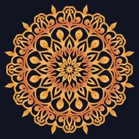 Decorative elements luxury ornament pattern gradient mandala design vector