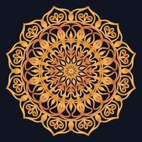 Decorative elements luxury ornament pattern gradient mandala design vector