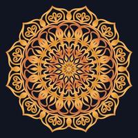 Decorative elements luxury ornament pattern gradient mandala design vector