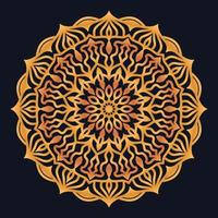 Decorative elements luxury ornament pattern gradient mandala design vector