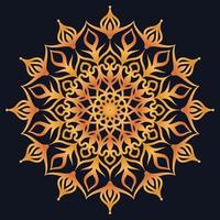 Decorative elements luxury ornament pattern gradient mandala design vector