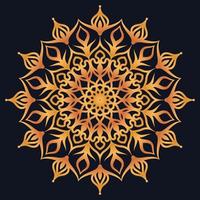 Decorative elements luxury ornament pattern gradient mandala design vector