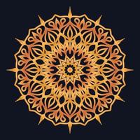 Decorative elements luxury ornament pattern gradient mandala design vector