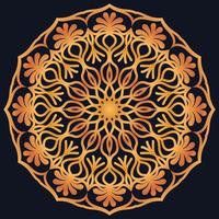 Decorative elements luxury ornament pattern gradient mandala design vector