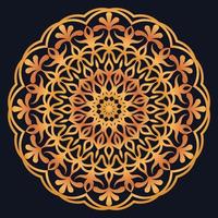 Decorative elements luxury ornament pattern gradient mandala design vector