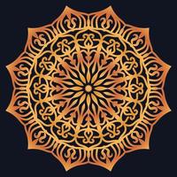 Decorative elements luxury ornament pattern gradient mandala design vector