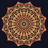 Decorative elements luxury ornament pattern gradient mandala design vector