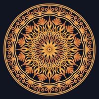 Decorative elements luxury ornament pattern gradient mandala design vector