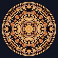 Decorative elements luxury ornament pattern gradient mandala design vector