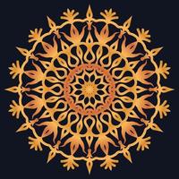 Decorative elements luxury ornament pattern gradient mandala design vector