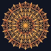 Decorative elements luxury ornament pattern gradient mandala design vector
