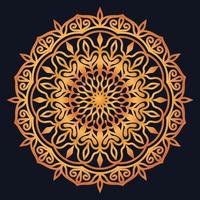 Decorative elements luxury ornament pattern gradient mandala design vector