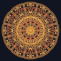 Decorative elements luxury ornament pattern gradient mandala design vector