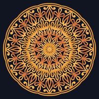 Decorative elements luxury ornament pattern gradient mandala design vector