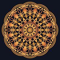 Decorative elements luxury ornament pattern gradient mandala design vector