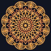 Decorative elements luxury ornament pattern gradient mandala design vector