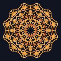 Decorative elements luxury ornament pattern gradient mandala design vector