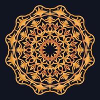 Decorative elements luxury ornament pattern gradient mandala design vector