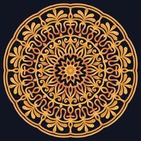 Decorative elements luxury ornament pattern gradient mandala design vector