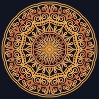 Decorative elements luxury ornament pattern gradient mandala design vector