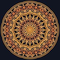 Decorative elements luxury ornament pattern gradient mandala design vector