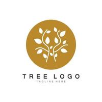 Abstract tree logo for forest and park nature.with a combination of .vector line elements for business designs, agriculture, ecological concepts, greenery and natural beauty. vector